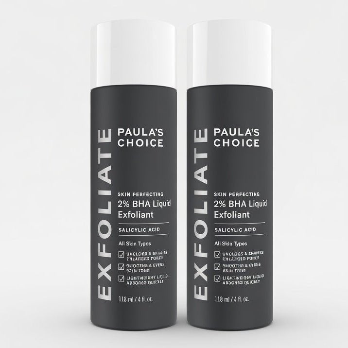 2 pcs Paula's Choice Skin Perfecting 2% BHA Liquid Exfoliant 4 Fl Oz - Hamxi