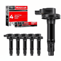 6-Pack Ignition Coils DG520 Spark Plugs SP520 Ford Edge Lincoln 3.7L - Hamxi
