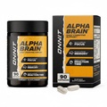 Alpha Brain Memory & Focus Daily Cognitive Support 90 Capsules - Hamxi