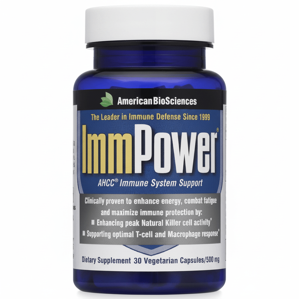 American BioSciences ImmPower AHCC 500mg Immune Support - Hamxi