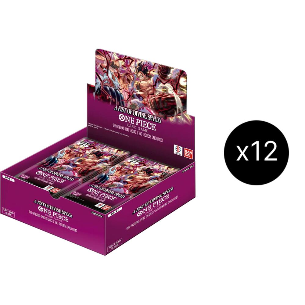 Bandai One Piece TCG A Fist of Divine Speed Booster Box 24 Packs - Hamxi