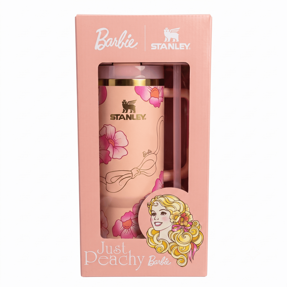 Barbie x Stanley Just Peachy 40oz Tumbler - Hamxi