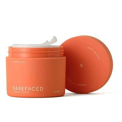 Barefaced Toning Pads Exfoliating Facial Pads 60 Count - Hamxi