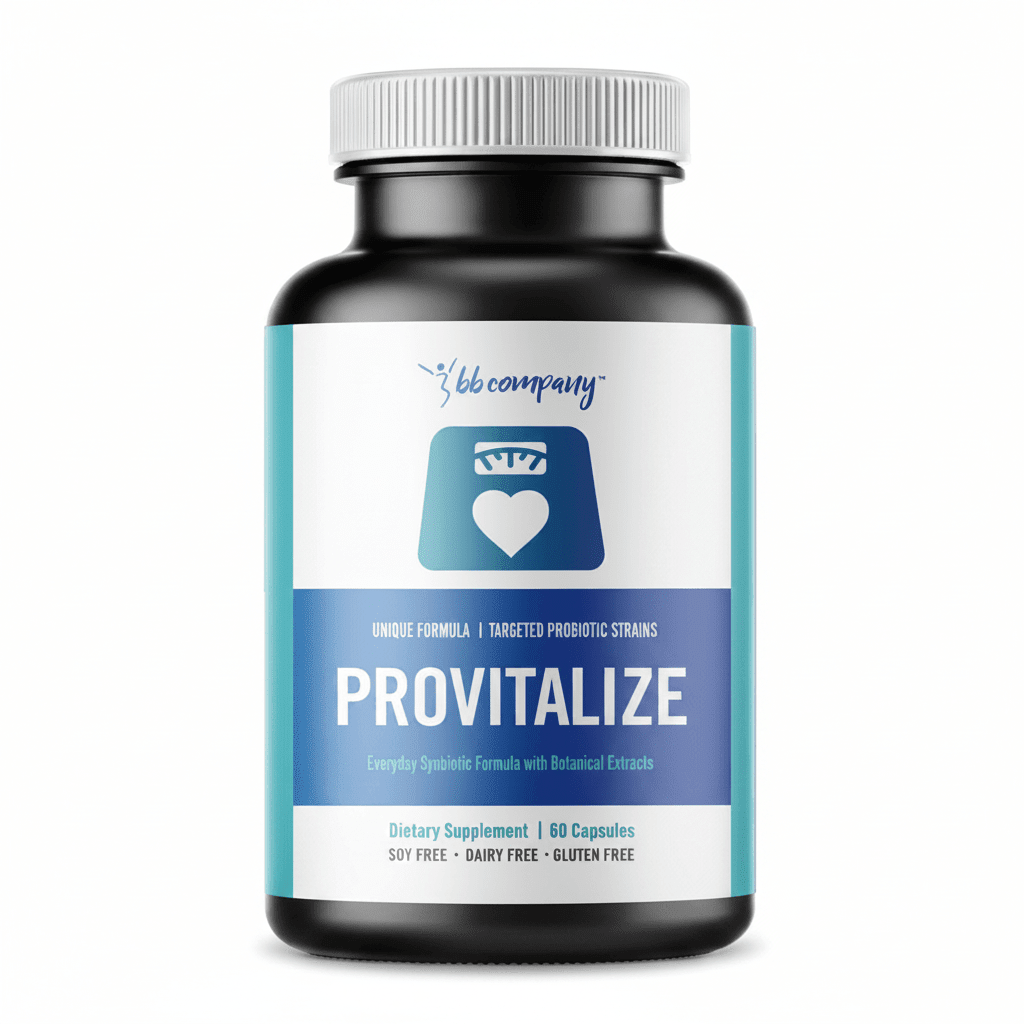 Better Body Co Provitalize Natural Weight Management Probiotic 60 Capsules - Hamxi