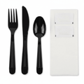 Black Cutlery Kit Heavy Weight 250-Count Case - Hamxi