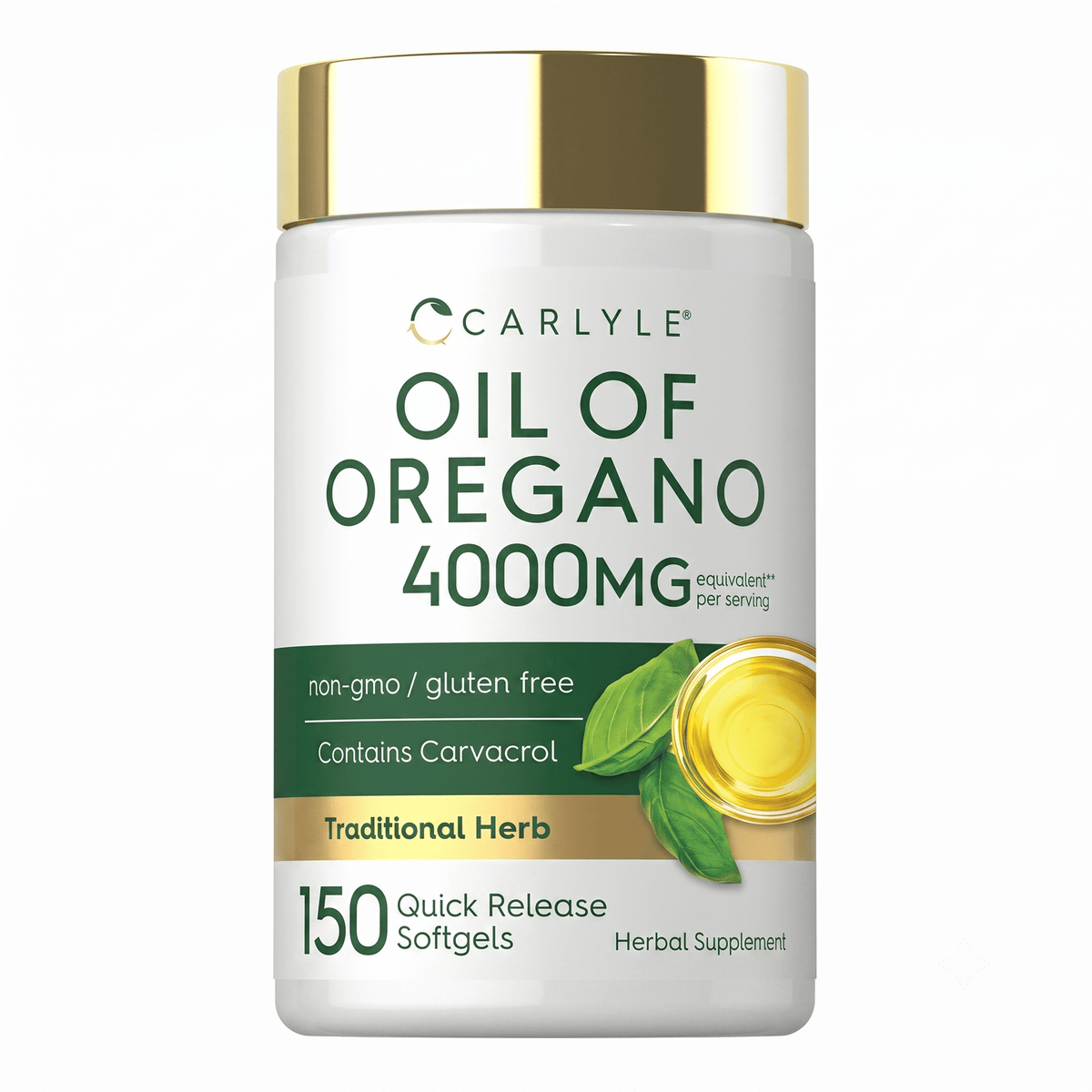 Carlyle Oregano Oil Supplement 150 Softgels - Hamxi