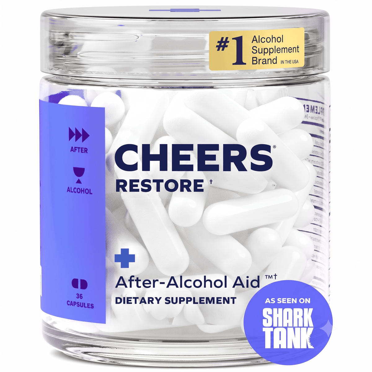 Cheers Restore Supplement with DHM and L-Cysteine 12 Doses - Hamxi