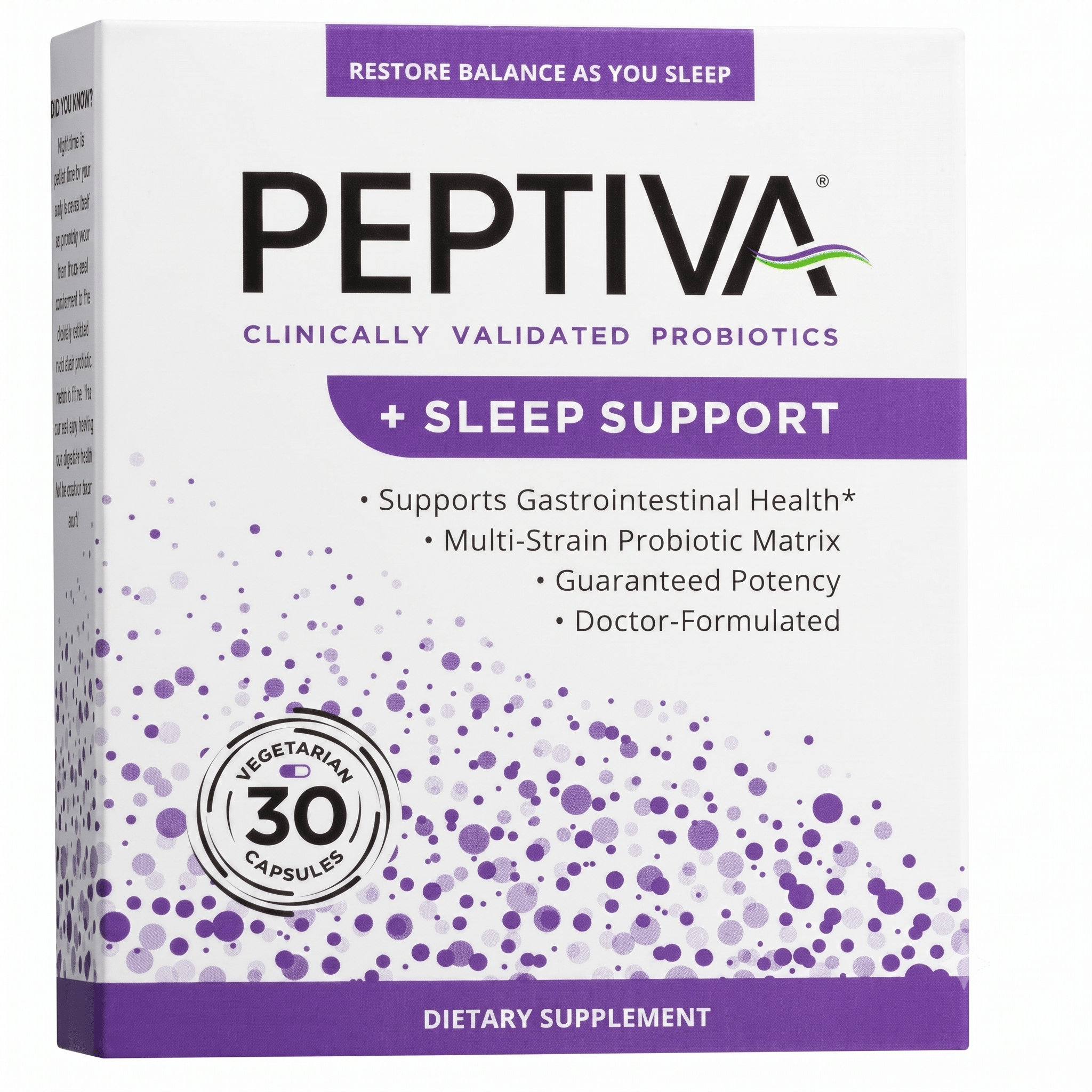 Clinically Validated Probiotics Plus Sleep Support 30 Capsules - Hamxi