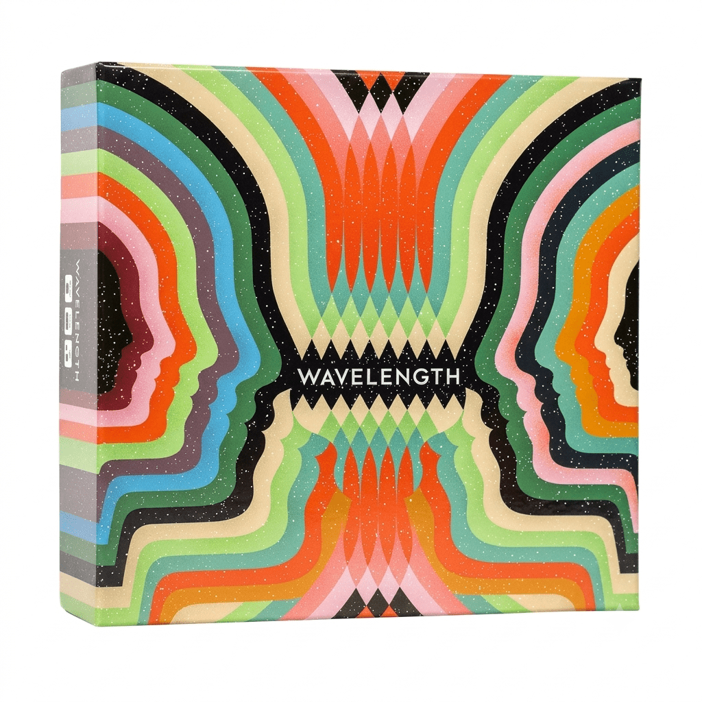 CMYK Wavelength Mind Reading Party Game - Hamxi