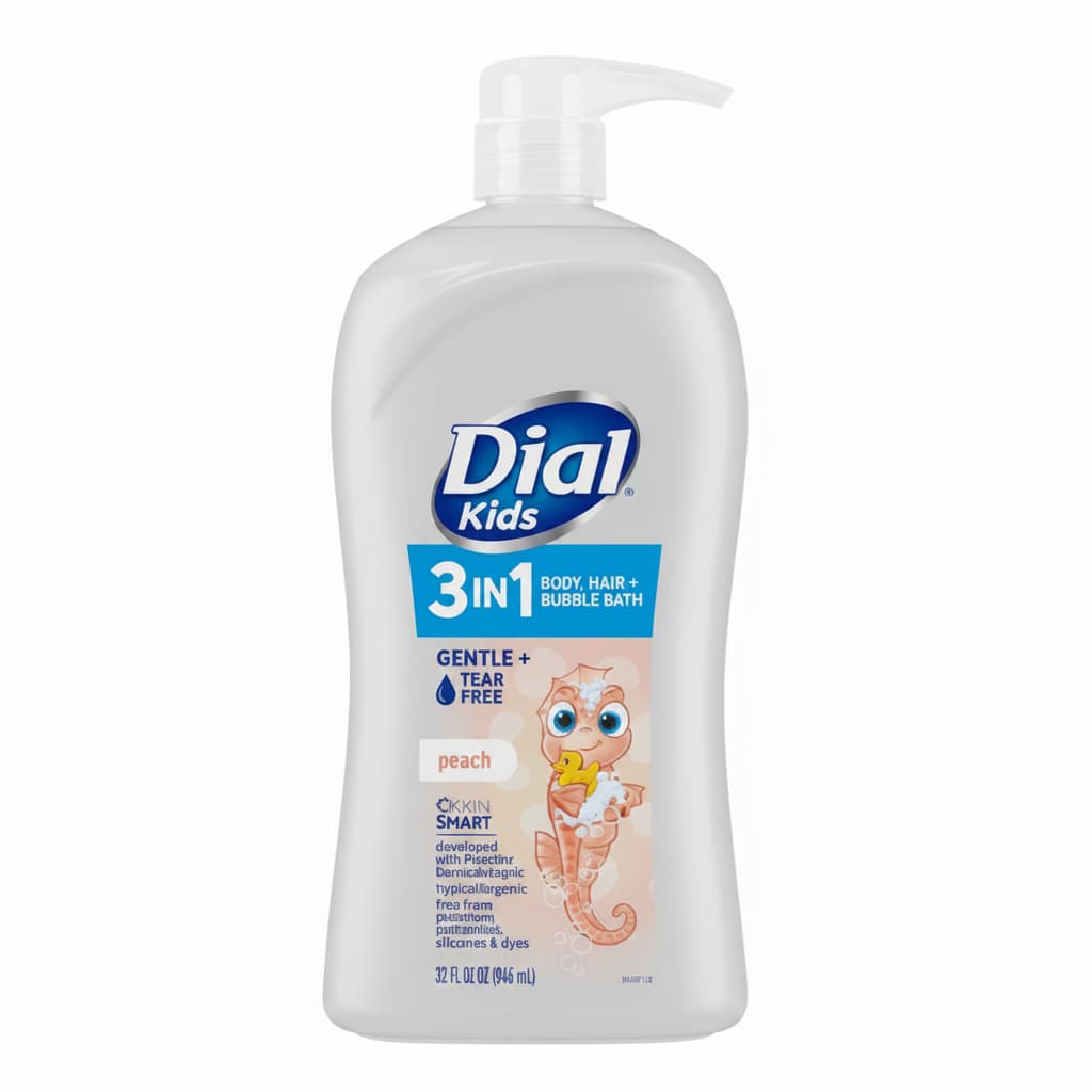 Dial Kids All-in-One Hair Body Wash and Bubble Bath - Hamxi