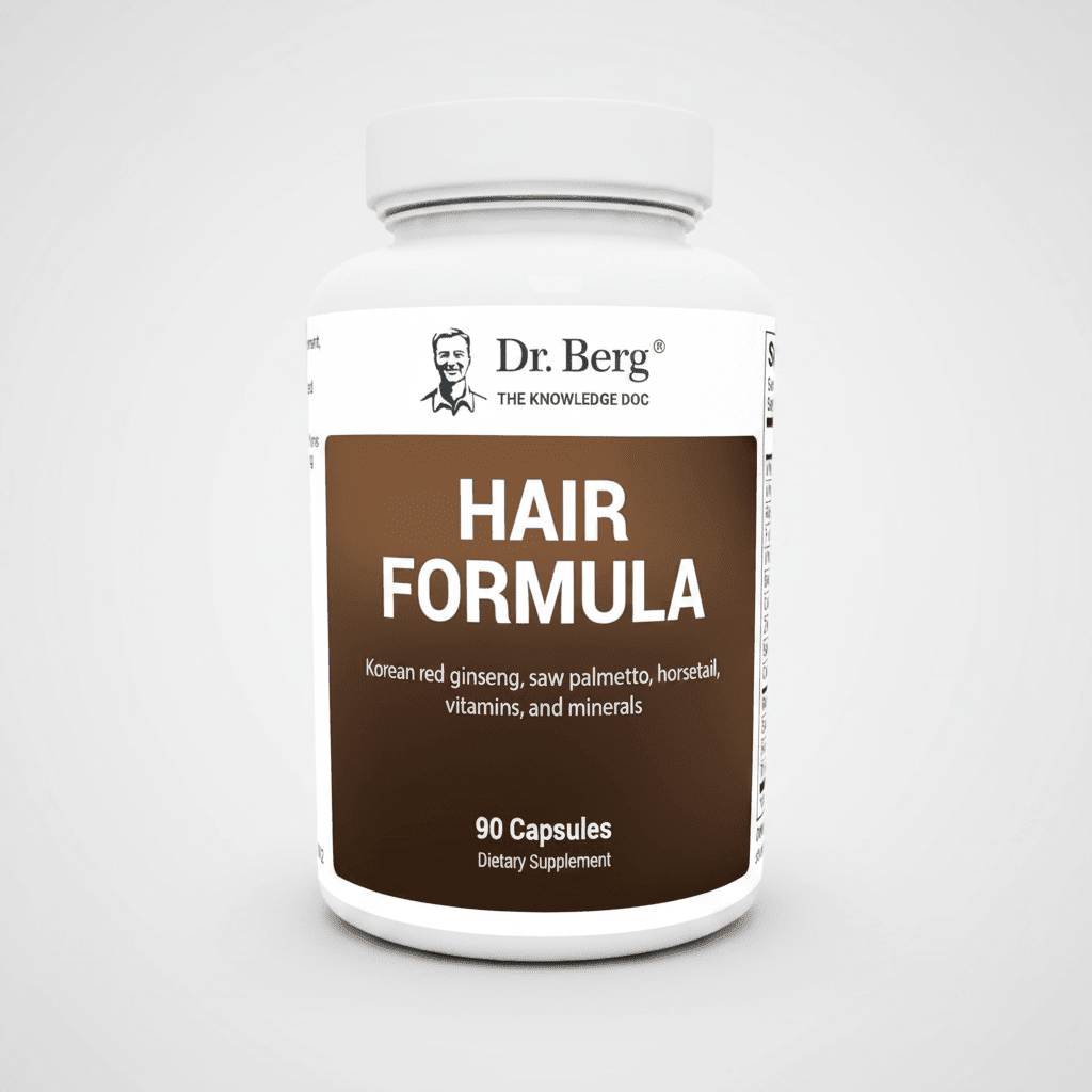 Dr. Berg All-In-One Hair Skin Nails Vitamins 90 Capsules - Hamxi