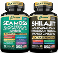 Dynamic Vitality Bundle Sea Moss Multivitamin Shilajit 60 Caps - Hamxi