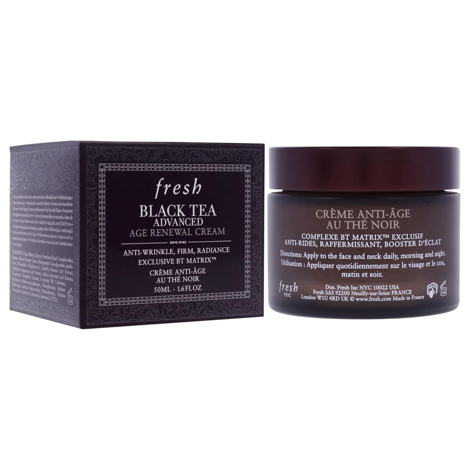 Fresh Black Tea Advanced Age Renewal Cream 1.7 oz - Hamxi