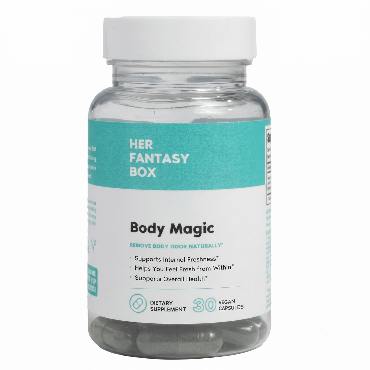 Her Fantasy Box Body Magic Chlorophyll Capsules 30ct - Hamxi