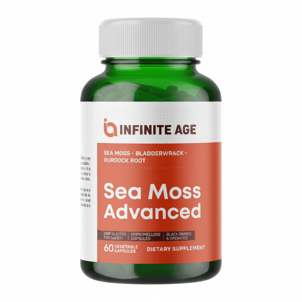 Infinite Age Sea Moss Advanced Superfood 60 Capsules - Hamxi