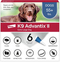 K9 Advantix II XL Flea Tick & Mosquito Treatment Over 55 lbs 6-Month Supply - Hamxi