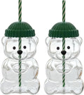 Limited Edition Starbucks Bearista Glass Cold Cup Collectible - Hamxi
