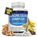 Magnesium Complex Supplement 8 Elemental 1000mg 90 Capsules - Hamxi