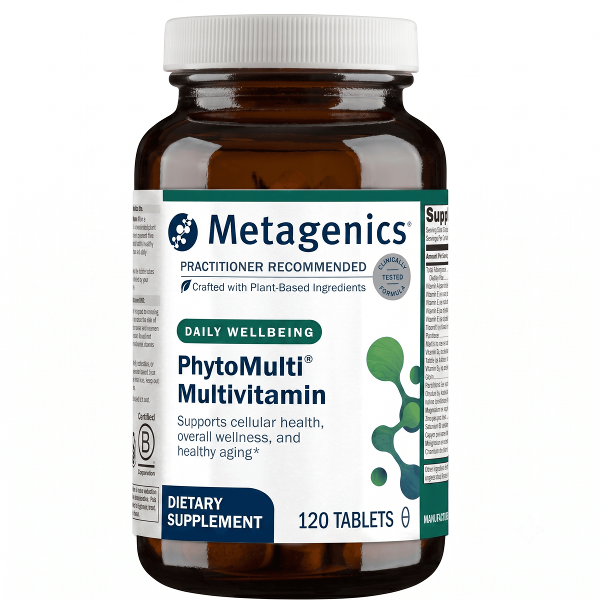 Metagenics PhytoMulti Multivitamin Without Iron 120 Tablets - Hamxi