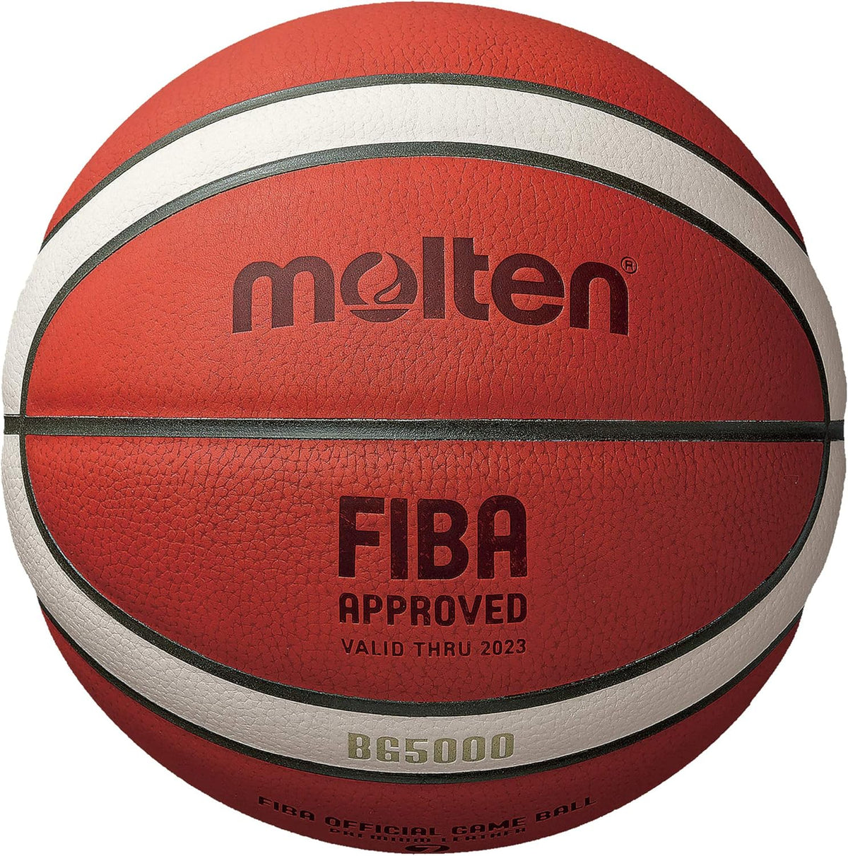 Molten BG5000 FIBA Approved Leather Basketball Size 7 Official Game Ball - Hamxi