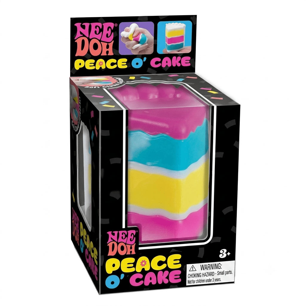 Needoh Peace O Cake Multi-Color Sensory Toy - Hamxi