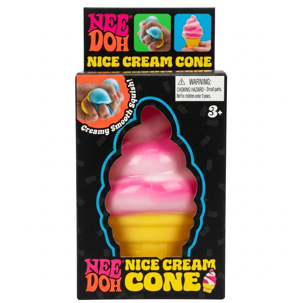 NeeDoh Schylling Nice Cream Cone Stress Ball - Hamxi