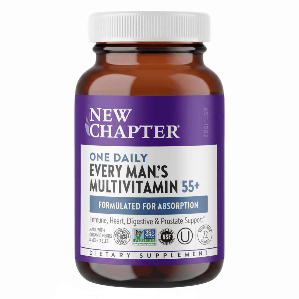 New Chapter Every Man's One Daily 55+ Multivitamin 48 Count - Hamxi