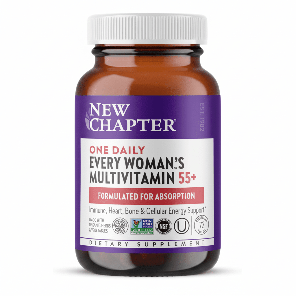 New Chapter Every Woman's One Daily 55+ Multivitamin 48 Count - Hamxi