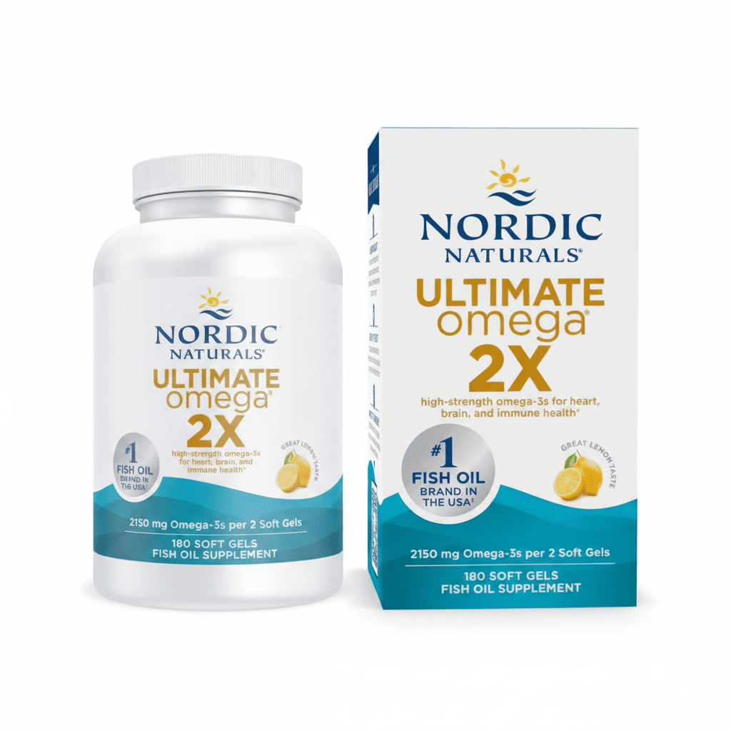 Nordic Naturals Ultimate Omega 2X 2150mg EPA DHA 180 Soft Gels - Hamxi