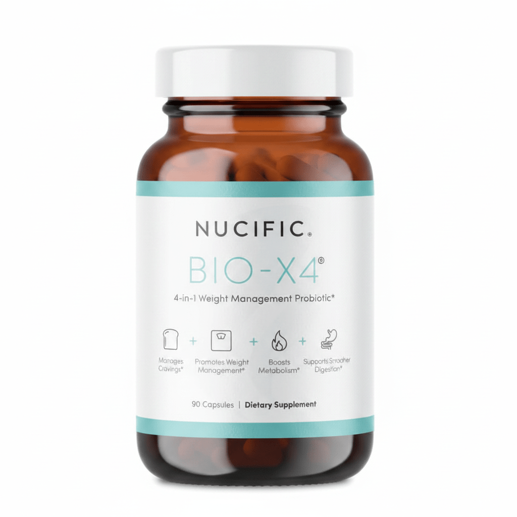 Nucific Bio-X4 90 Count Glass Bottle - Hamxi