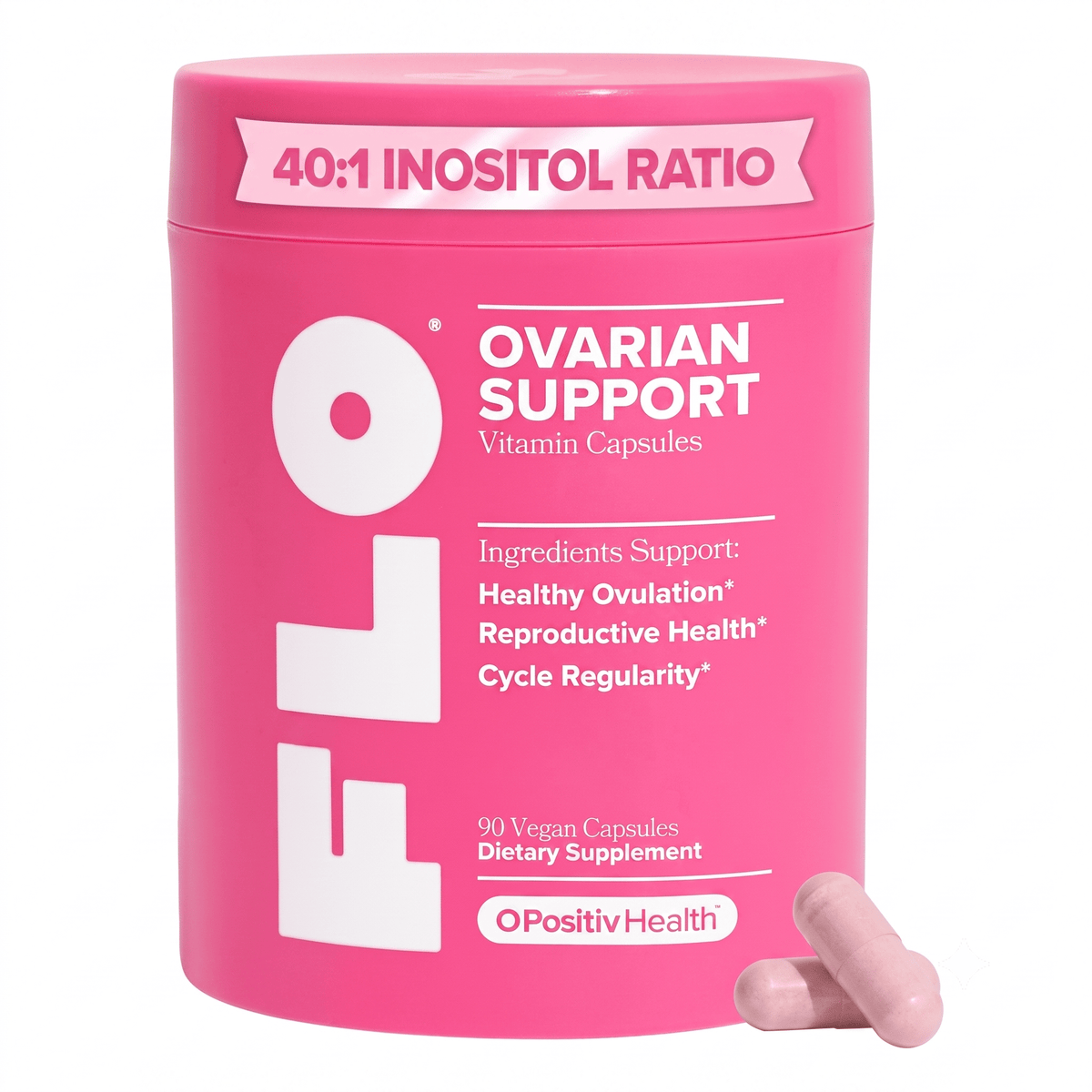 O Positiv FLO Ovarian Health Support 90 Capsules - Hamxi