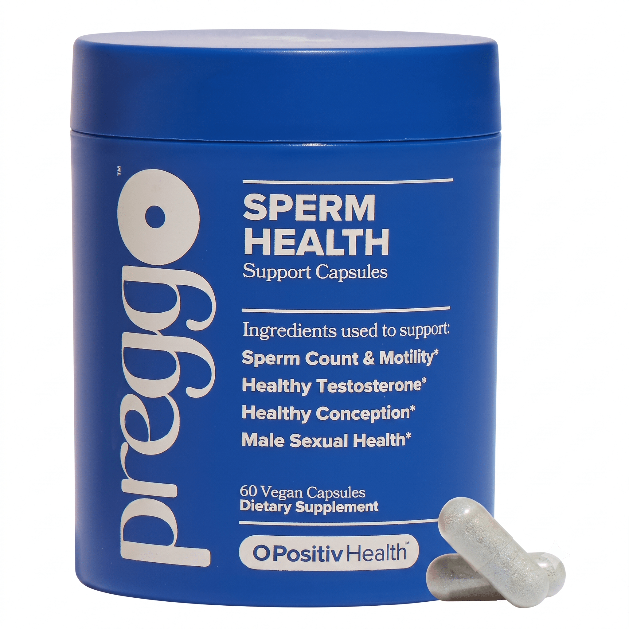 O Positiv Preggo Sperm Health Capsules 60 Count - Hamxi