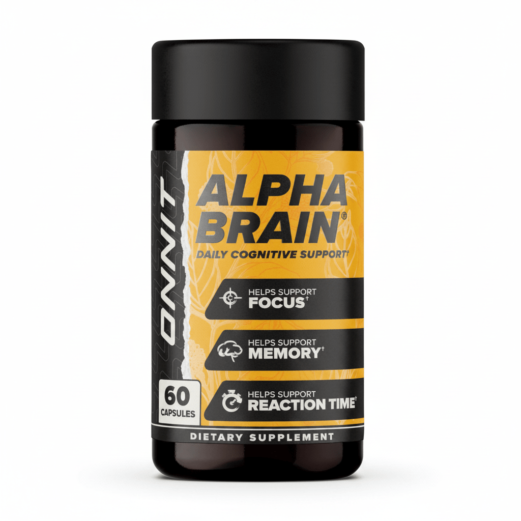 ONNIT Alpha Brain Nootropic Brain Supplement 60 Capsules - Hamxi