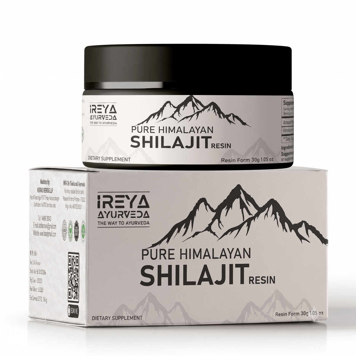 Organic Himalayan Shilajit Resin 30g - Hamxi