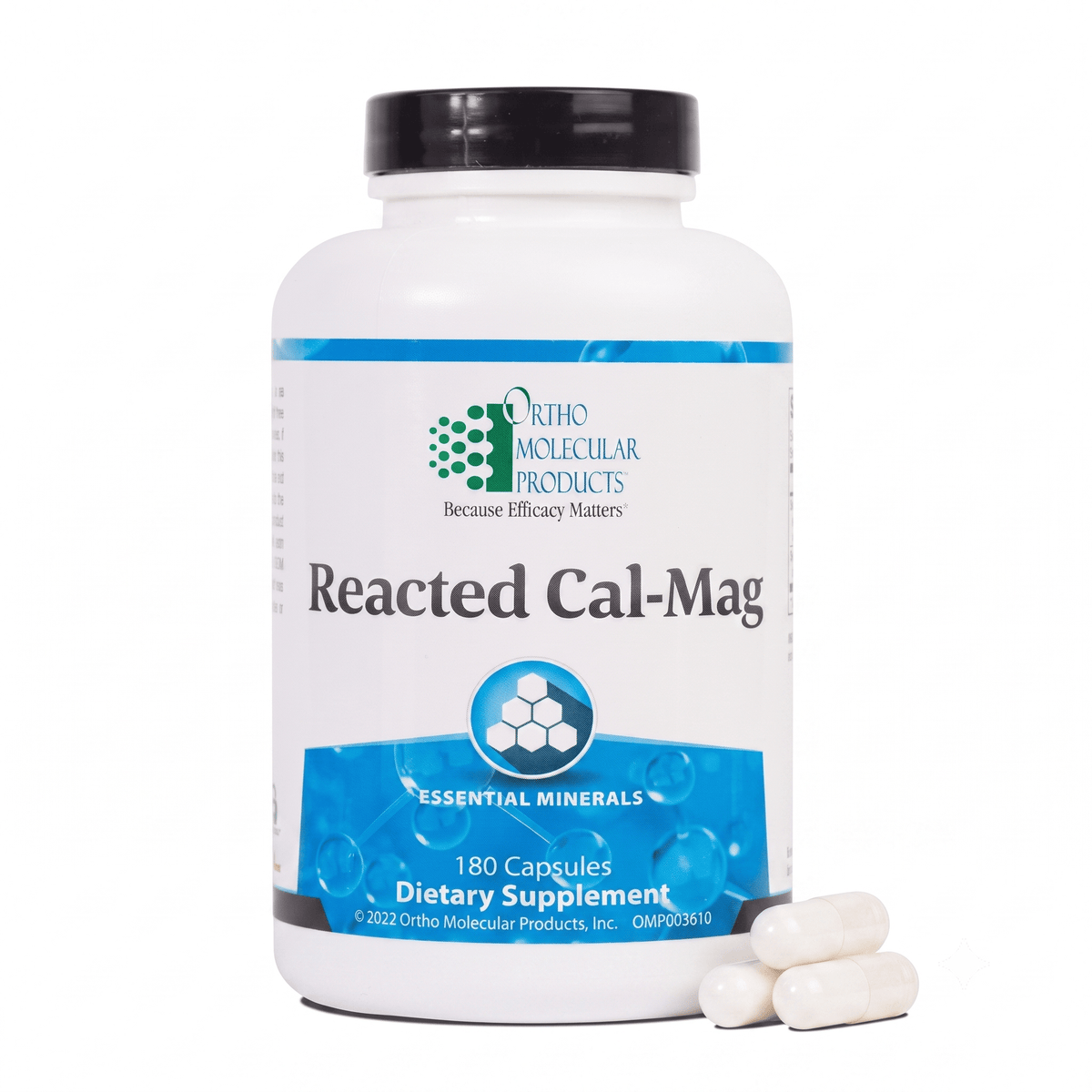 Orthomolecular Reacted Magnesium 180 Count - Hamxi