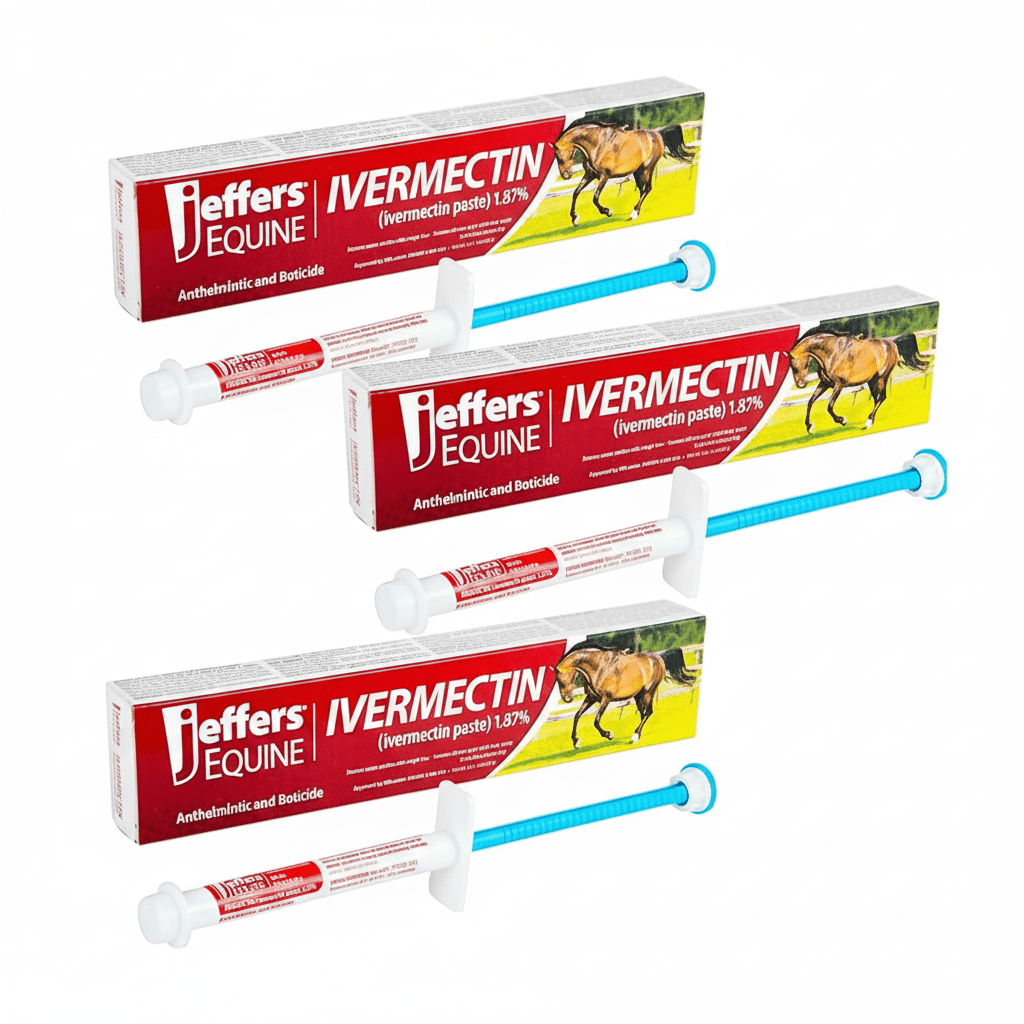 Panacur Fenbendazole Horse Dewormer Paste 10% 3-Pack 25g Syringes - Hamxi
