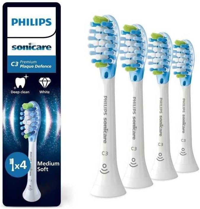 Philips Sonicare C3 Premium Plaque Control Brush Heads 4-Pack Genuine - Hamxi