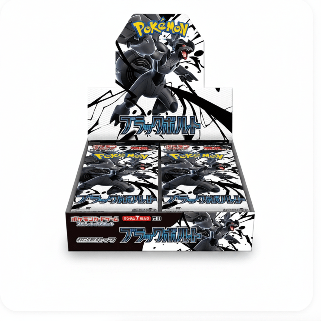 Pokemon Card Game SV Booster Black Bolt Japanese Sealed Booster Box - Hamxi
