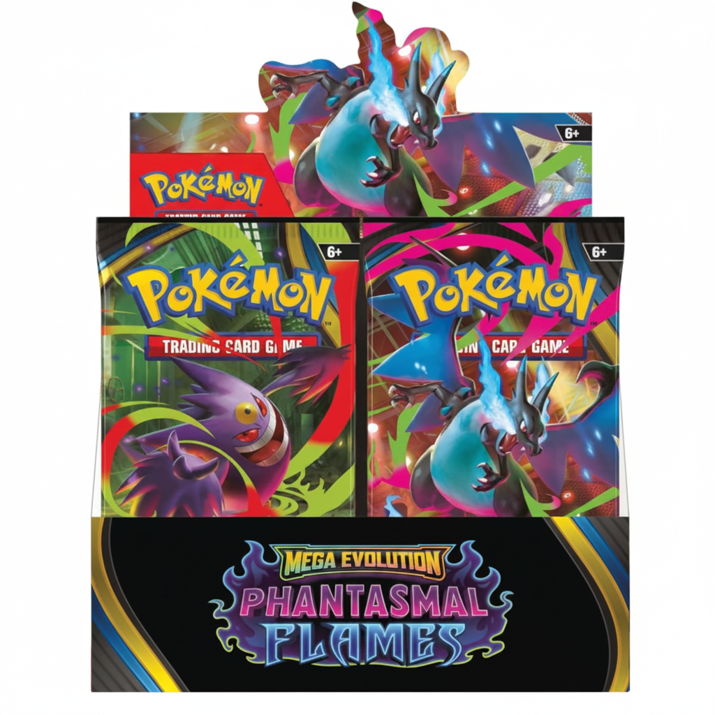 Pokemon TCG Mega Evolution Phantasmal Flames Elite Trainer Box ME01 Sealed - Hamxi