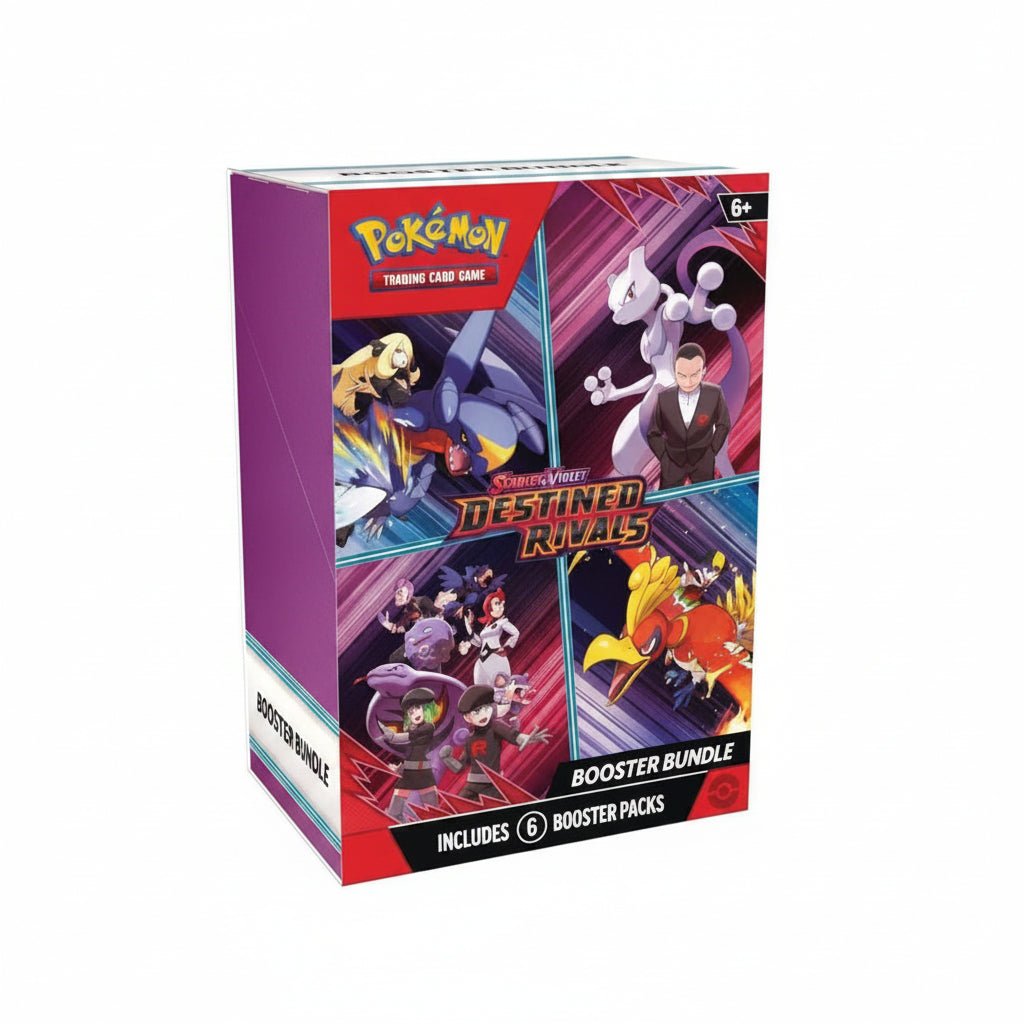 Pokemon TCG Scarlet & Violet Destined Rivals Booster Bundle 6 Packs - Hamxi