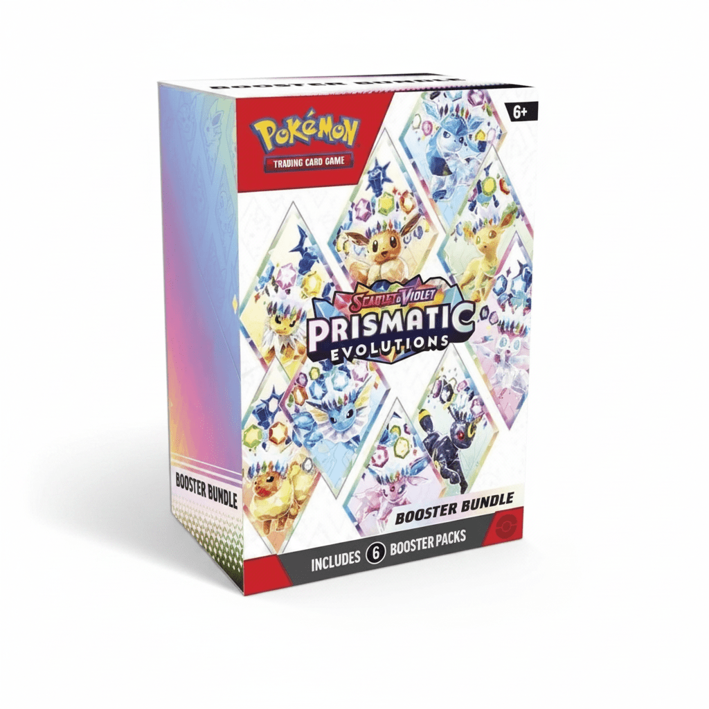 Pokemon TCG Scarlet & Violet Prismatic Evolutions Booster Bundle 6 Packs - Hamxi
