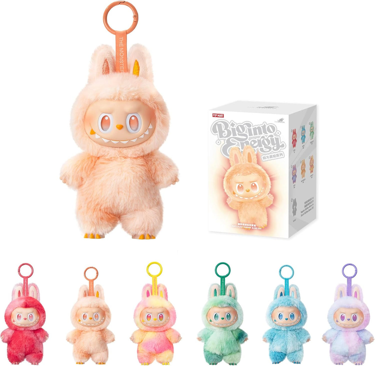 POP MART The Monsters Big into Energy Vinyl Plush Pendant Blind Box - Hamxi