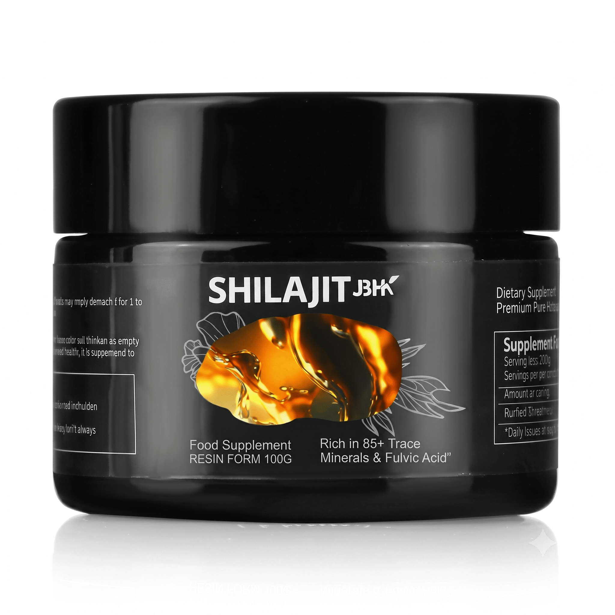 Pure 100% Himalayan Shilajit, Soft Resin, Organic, Extremely Potent 50 gm - Hamxi