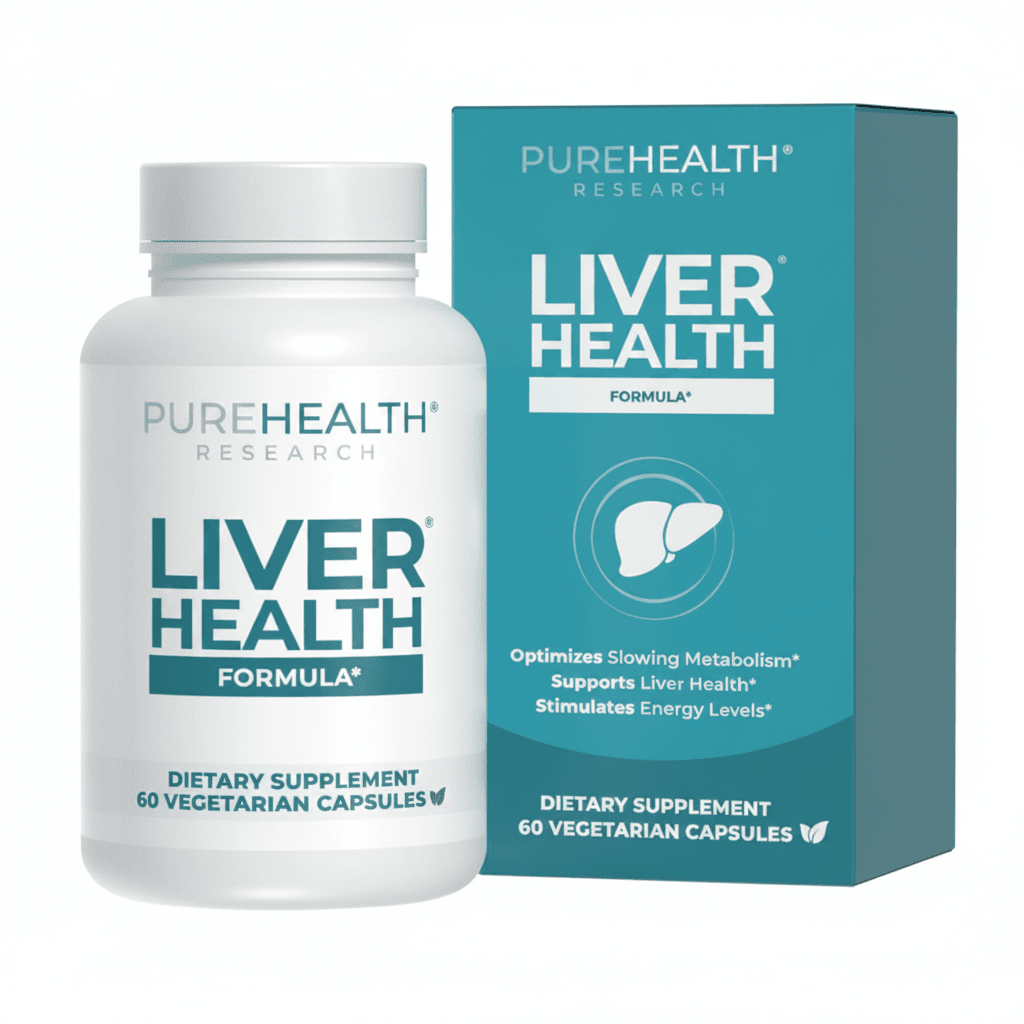 PureHealth Research Liver Health Detox & Cleanse Supplement 60 Capsules - Hamxi