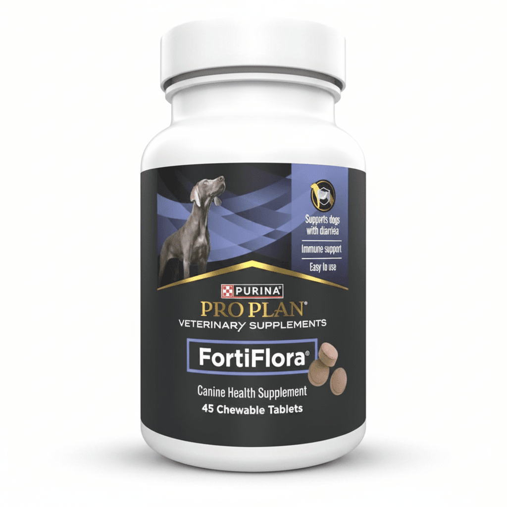 Purina Pro Plan FortiFlora Probiotic Dog Supplement 45 Chewable Tablets - Hamxi