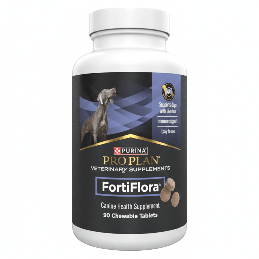 Purina Pro Plan FortiFlora Probiotic Dog Supplement 90 Chewable Tablets - Hamxi