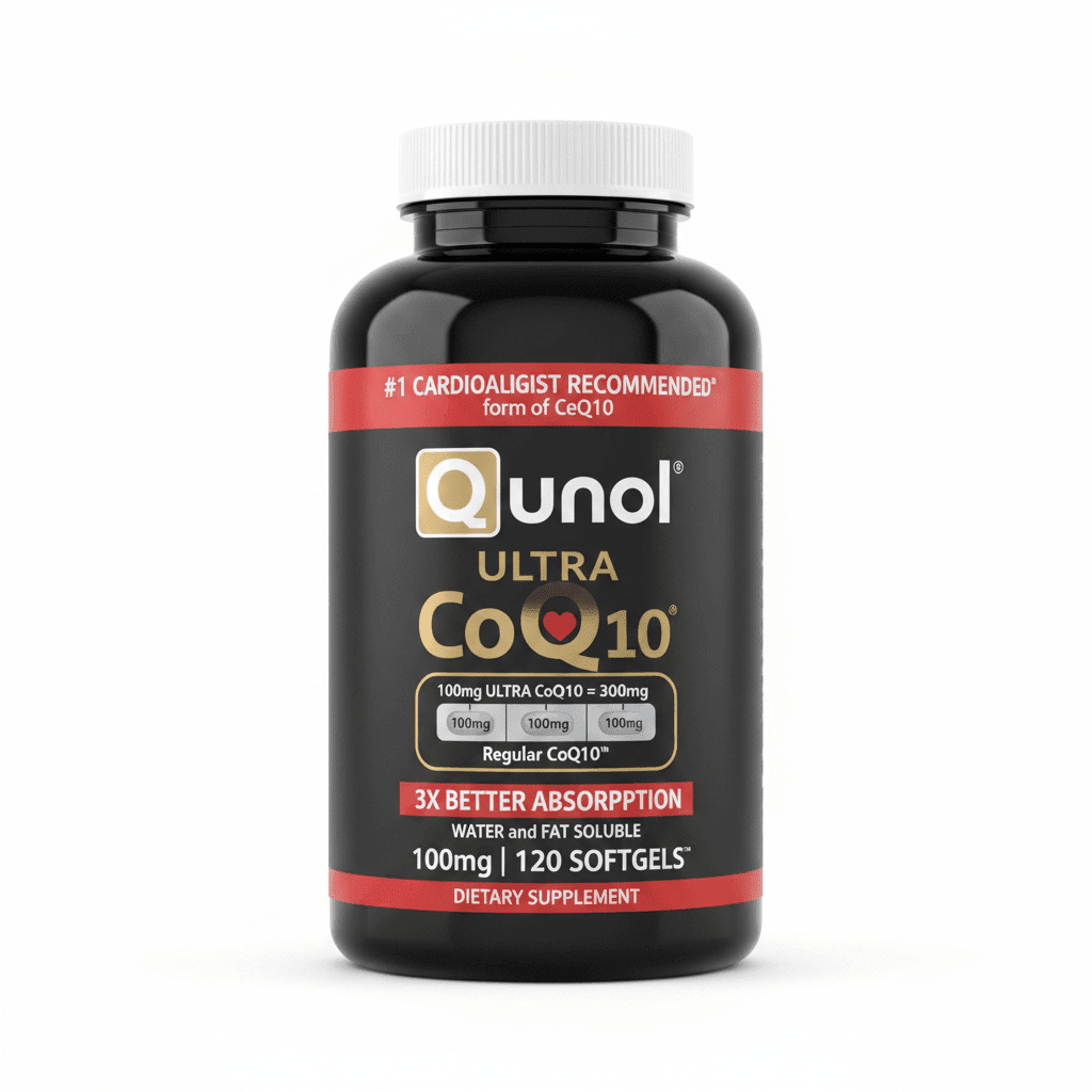 Qunol Ultra CoQ10 100mg Enhanced Absorption 120 Softgels - Hamxi