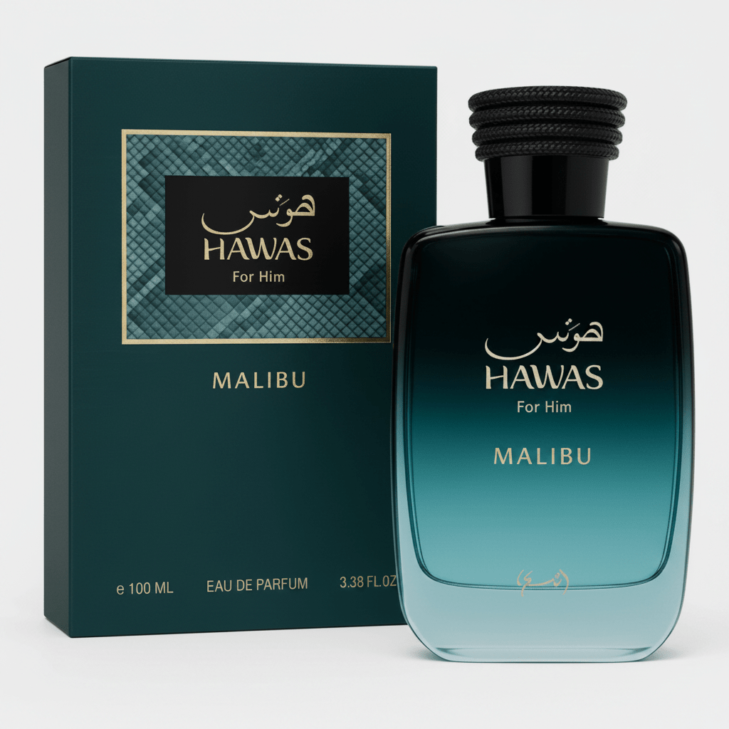 Rasasi Hawas Malibu Eau de Parfum Men's 3.38 oz - Hamxi