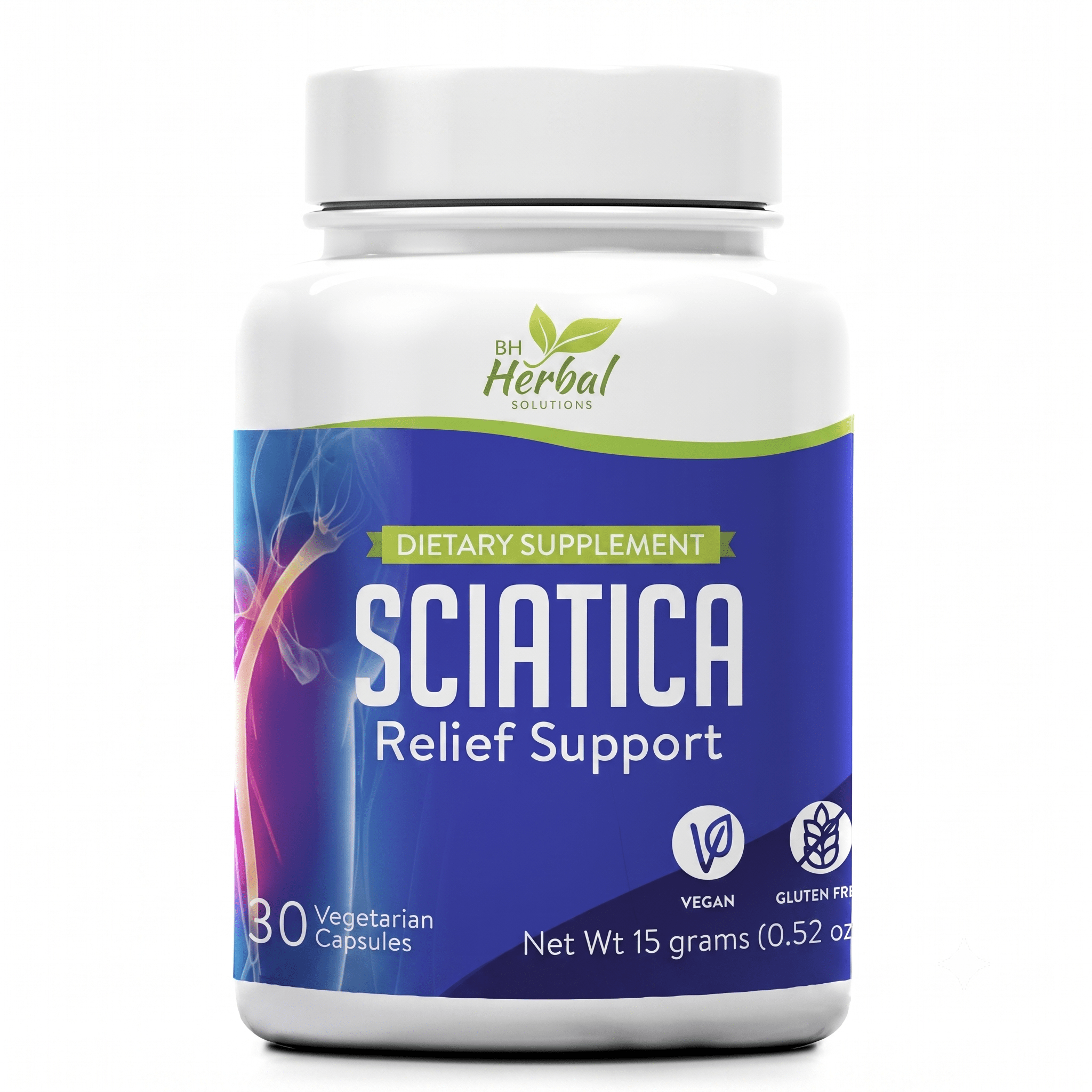 Sciatic Relief Natural Sciatica Nerve Supplement - Hamxi