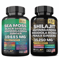Sea Moss and Shilajit 60 Capsules of Each - Hamxi